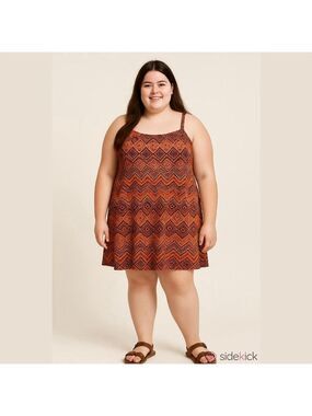NWT Justice Girls 20 Plus Geometric Dress